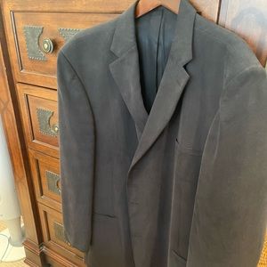 G. BEENE GREY MICRO-FIBER JACKET 52L Like-New $45